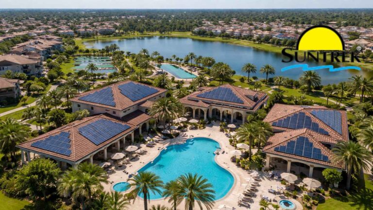 Residential community powered by solar energy